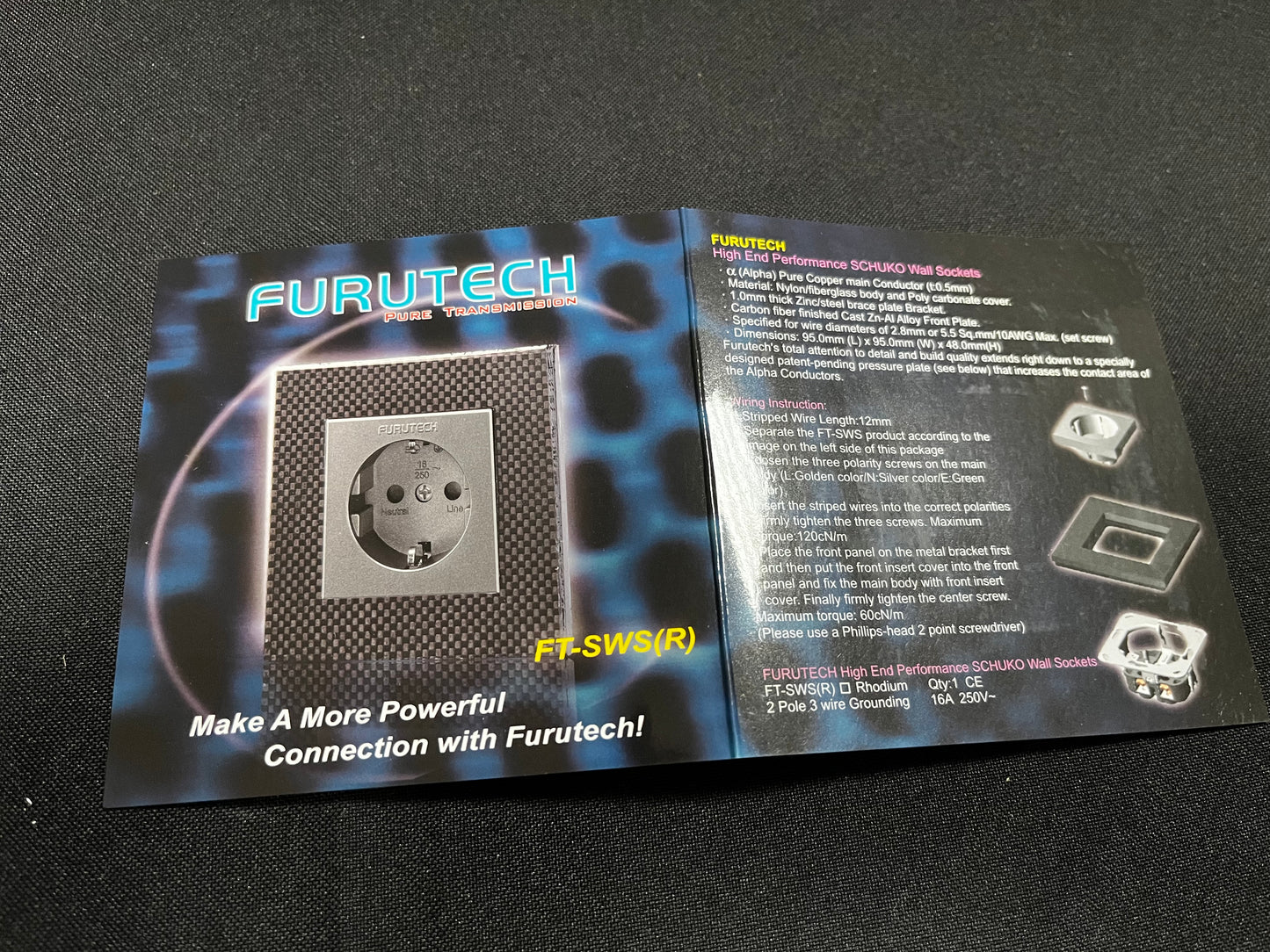 Furutech Rhodium Schuko-Wandstecker