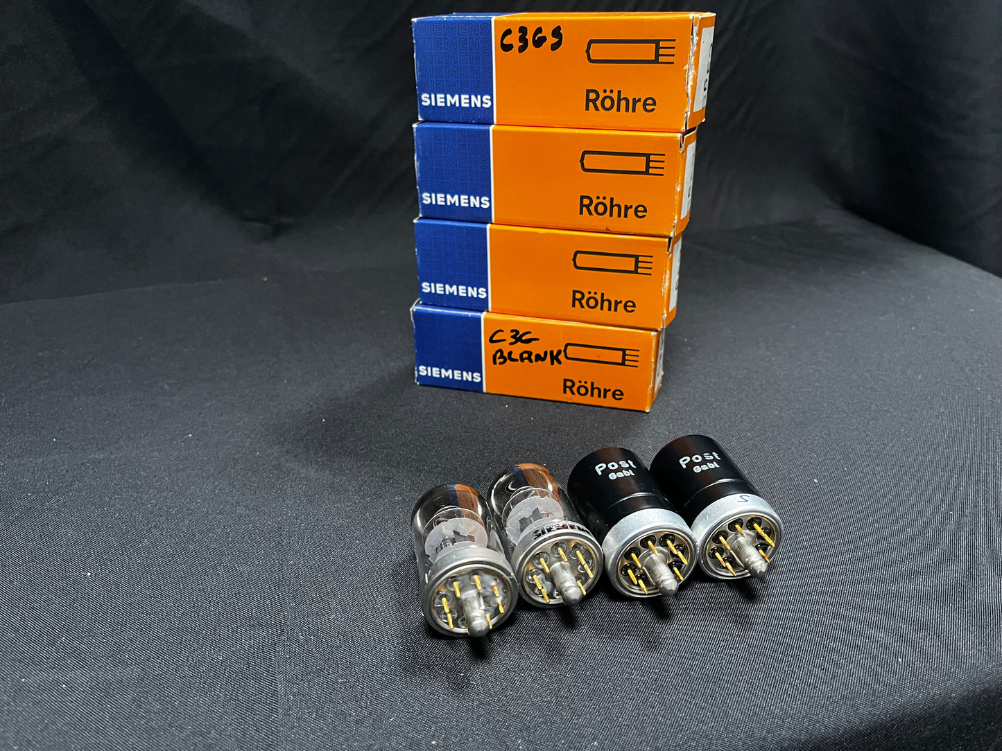Siemens C3Gs NOS Röhren Quad