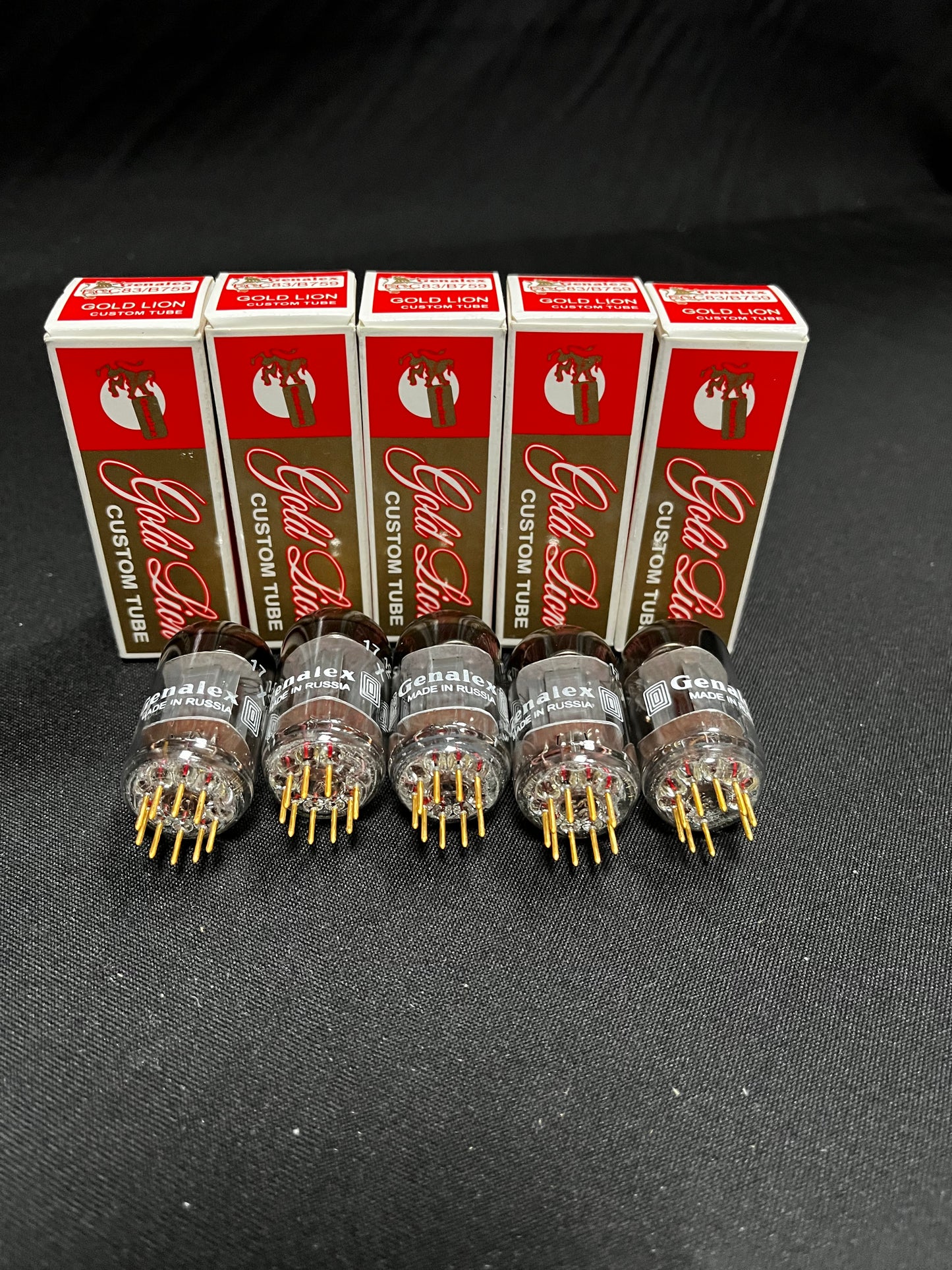 Genalex Gold Lion ECC83/B759 gepaartes Quintett