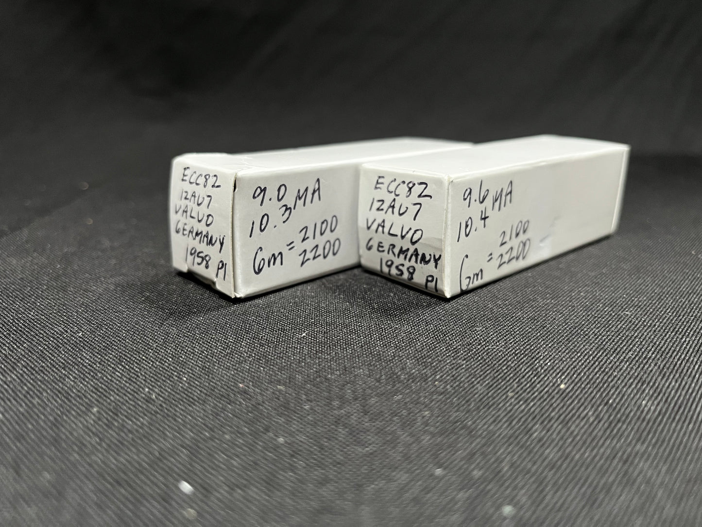ECC82 12AU7 Valvo Deutschland 1958 passendes Paar