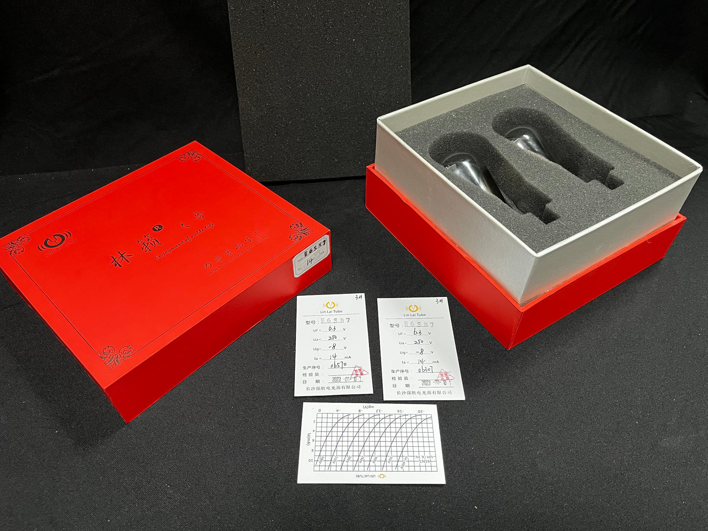 LinLai E6SN7 gepaartes Paar