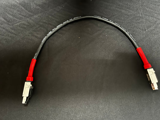 Pure silver DIY RJ45 i2s cable 50cm