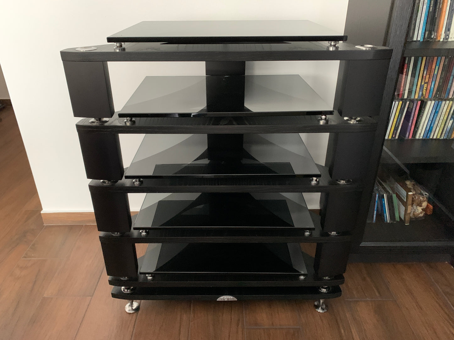 Naim Fraim black hi-fi shelf (base plus three shelves)