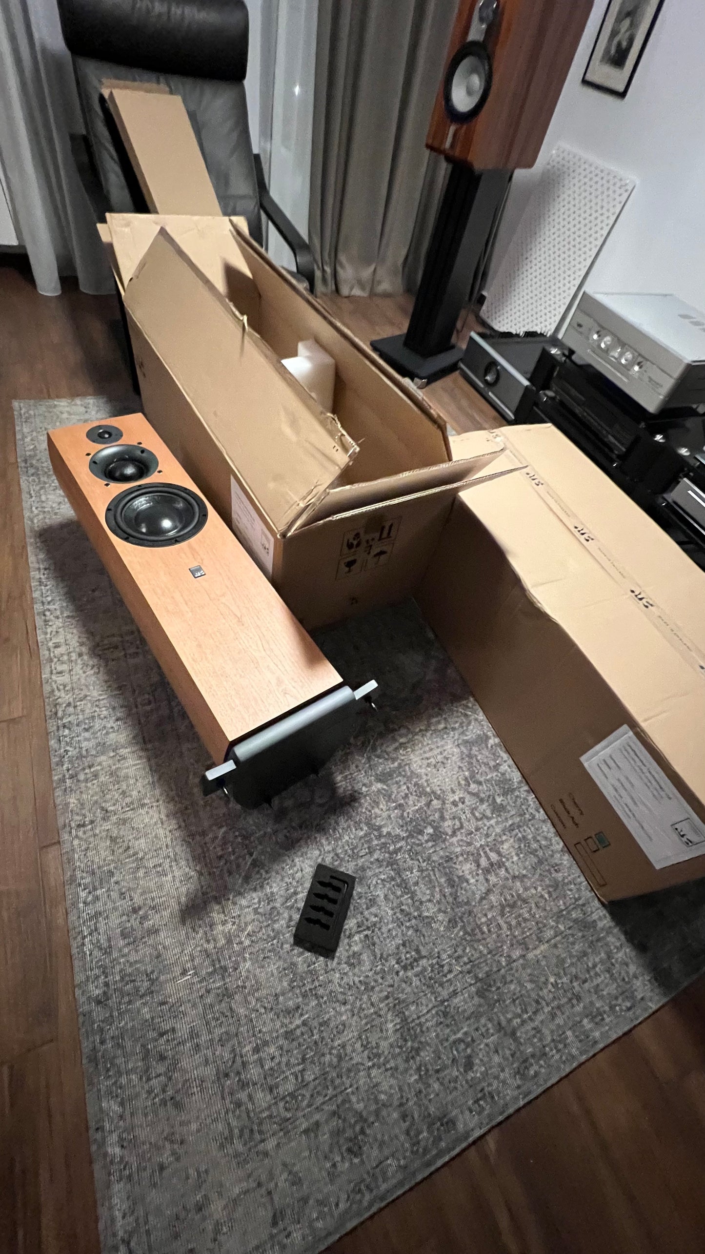 ATC SCM 40, passive, maple finish, like new