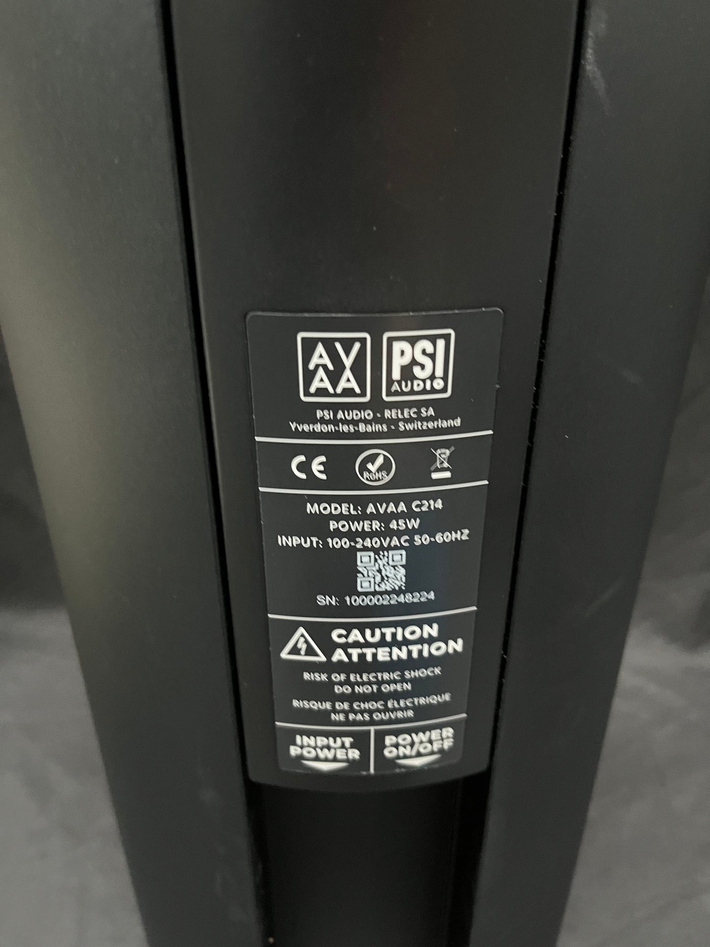 PSI Audio AVAA C214 active bass traps