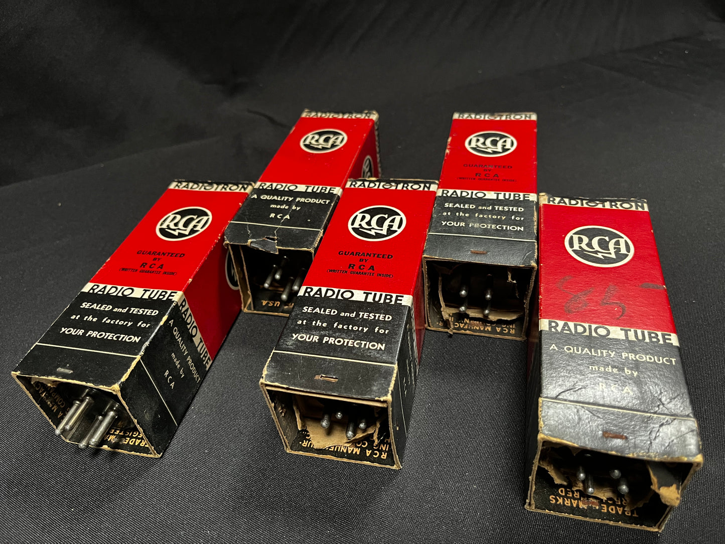 2A3 DHT RCA "Radiotron" lamps