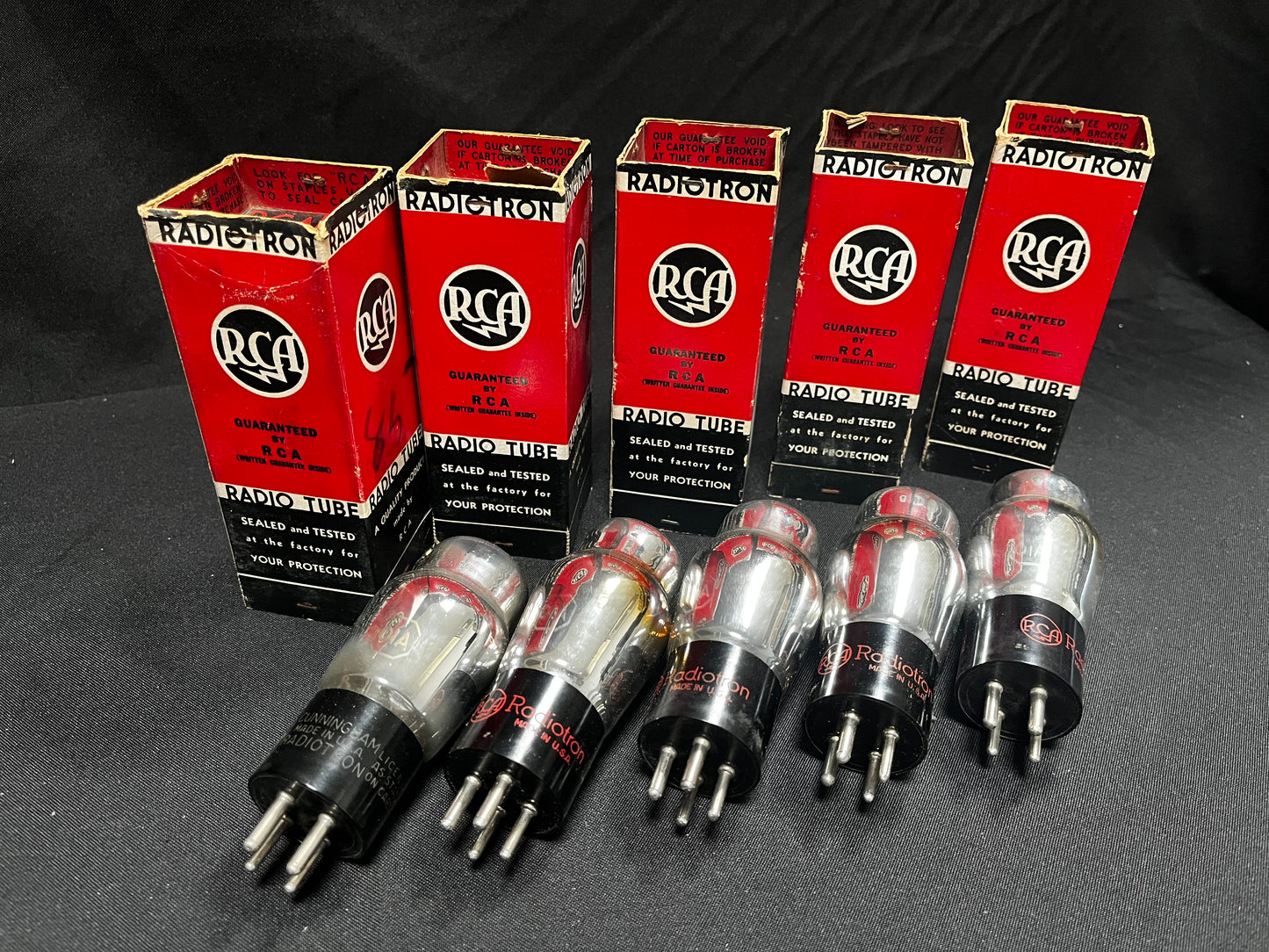 2A3 DHT RCA "Radiotron" lamps