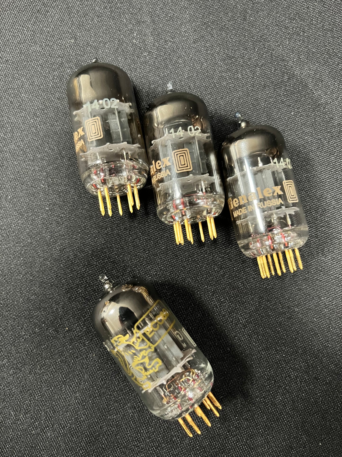 Genalex Gold Lion ECC82 Oktett, hergestellt in Russland