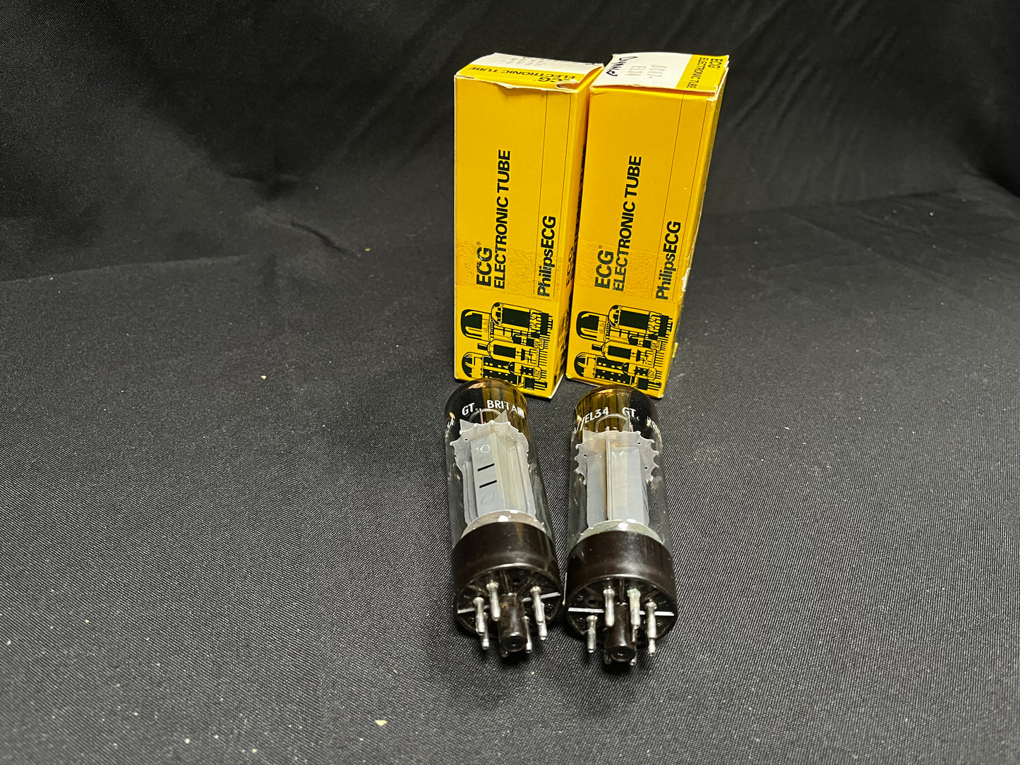 Philips ECG (Mullard) EL34 lamps